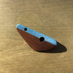 Crimpy Rail | Textured Wooden Climbing Holds in Walnut