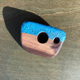 Set of 5 | Textured Wooden Climbing Holds in Walnut
